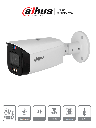 DAHUA DH-IPC-HFW3849T1-AS-PV - Camara IP Bullet TiOC 4k/ 8 Megapixeles/ WizSense/ 2.8mm/ Iluminador Dual/ 30 Metros de Luz Visible e IR/ Sirena y Estrobo con Luz Roja y Azul/ SMD 4.0/  Microfono Integrado/ Ranura MicroSD/ PoE/ #LoNuevo