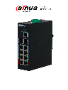 DAHUA PFS3211-8GT-120 - Switch Poe de 8 Puertos Gigabit/ 8 Puertos PoE/ 2 Puertos SFP/ 1 Puertos Uplink 10/100/1000/ 120 Watts Totales/ Switching 33 Gbps/ Tasa de Reenvio de Paquetes 16.37 Mbps/ 