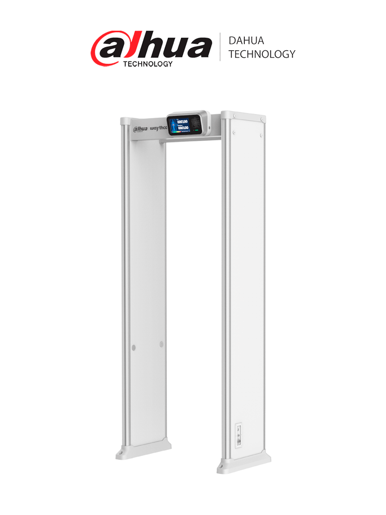 Dahua ISC-D733-S2 Arco detector de metales/ 33 zonas de detección con indicadores/Pantalla LCD táctil a todo color de 7 pulgadas/ Conteo de personas y Alarmas