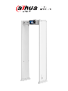 Dahua ISC-D733-S2 Arco detector de metales/ 33 zonas de detección con indicadores/Pantalla LCD táctil a todo color de 7 pulgadas/ Conteo de personas y Alarmas