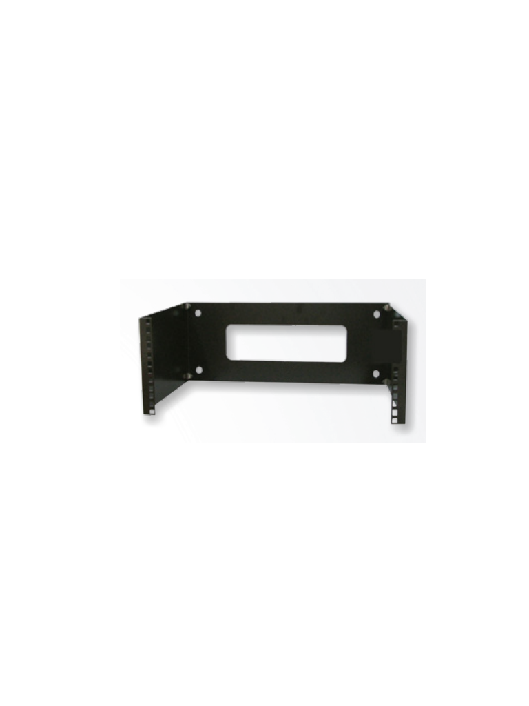 SBE TECH SBE-HB-7 Bracket de pared de 7UR / Rack de pared / 19" ancho x 12" prof., negro