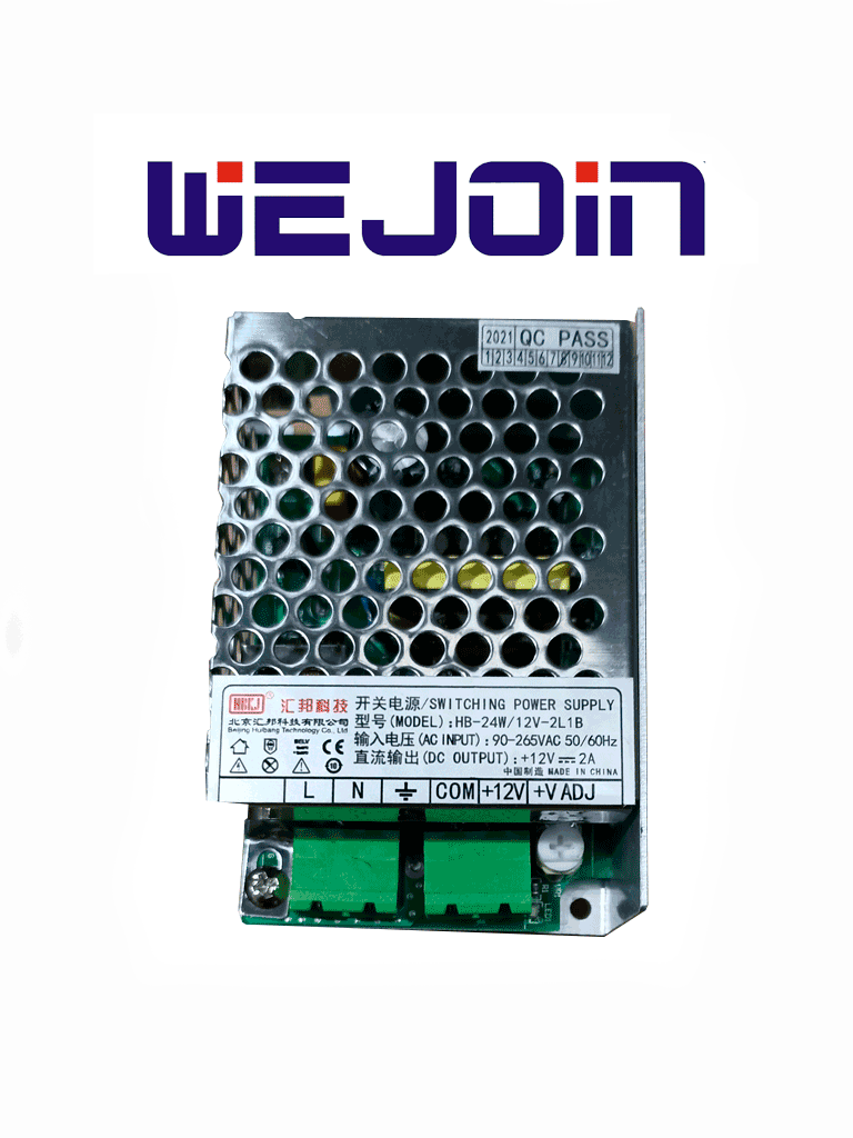 [WJN0990005] WEJOIN WJBPS02 - FUENTE DE VOLTAJE PARA ALIMENTACION DE LEDS EN BARRERA VEHICULAR
