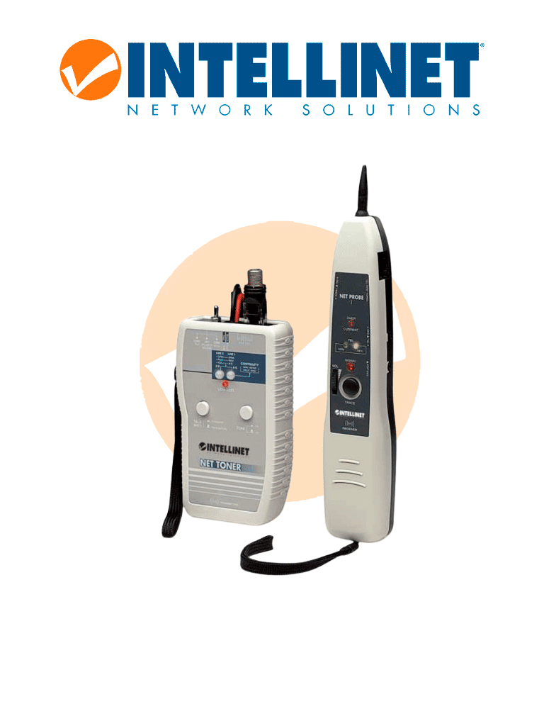 INTELLINET 515566  Generador de tonos con probador de cables