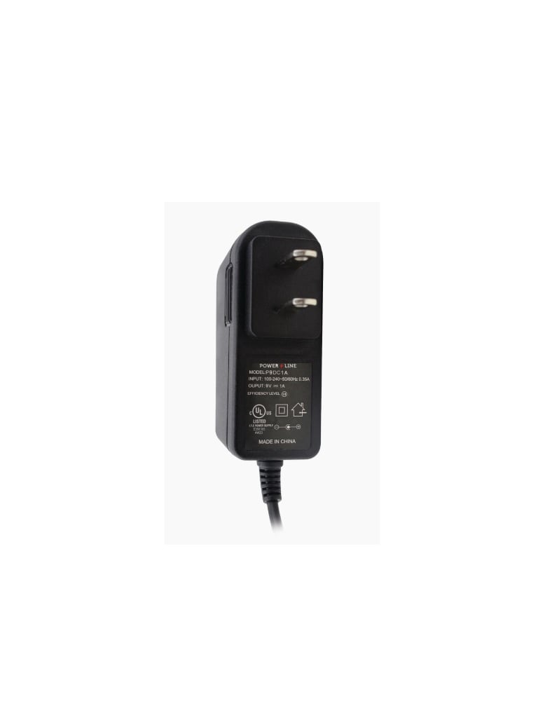 RISCO P9DC1A - Fuente de Poder Regulada de 9 VCD  a 1A/ Certificación UL/ Voltaje de entrada de 100-240 VCA / Para Panel Secuplace 3G Wi FI ( RSC0190030 )
