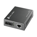 TP-LINK MC210CS - Convertidor de Fibra Óptica Monomodo con 1 puerto RJ45 10/100/1000 Mbps y puerto de fibra óptica SC 1000 Mbps. Alcance de hasta 20 km. Plug and play.