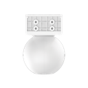 Camara PT / Wi-Fi / Con Bateria Recargable (Sin Cables) / 2K Plus (4 Megapixel)  / Compatible con Panel Solar CS-CMT-SOLARPANEL-C﻿ / Seguimiento Inteligente / Visión Nocturna a Color / Detección humana  / Exterior