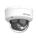Domo IP 2 Megapixel / Lente 2.8 mm / Dual Light (30 mts IR + 20 mts Luz Blanca) / Micrófono Integrado / Antivandálico IK08 / ACUSENSE Lite / Exterior IP67 / H.265 / PoE / ONVIF / Micro SD