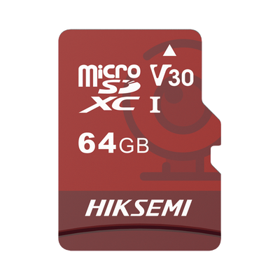 [218973] Memoria microSD / Clase 10 de 64GB / Especializada Para Videovigilancia (Uso 24/7) / Compatibles con cámaras HIKVISION y Otras Marcas / 95 MB/s Lectura / 40 MB/s Escritura