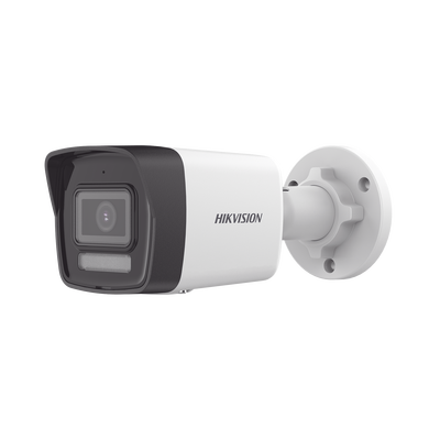 [218233] Bala IP 2 Megapixel / Lente 2.8 mm / Dual Light (30 mts IR + 20 mts Luz Blanca) / Micrófono Integrado / ACUSENSE Lite / Exterior IP67 / H.265 / PoE / ONVIF / Micro SD