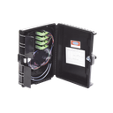Cierre de Empalme para 24 fusiones de fibra óptica, Interior/Exterior, con 16 acopladores SC/APC y splitter 1x16, IP65