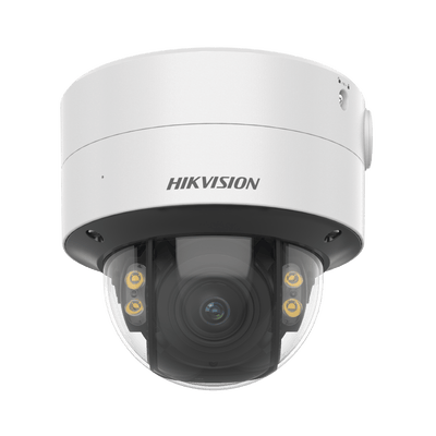 Domo IP 4 Megapixel / Imagen a Color 24/7 / Lente 2.8 - 12 mm / Luz Blanca 40 mts / WDR 130 dB / Exterior IP67 / IK10 / Captura Facial / Videoanaliticos / AcuSense