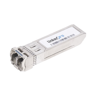 Transceptor SFP+ (Mini-Gbic) / Monomodo / 10 Gbps de velocidad / Conectores LC Dúplex / Hasta 40 km de Distancia