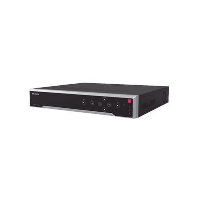 [Doble Poder de Decodificación] NVR 32 Megapixel (8K) / 32 Canales IP / 24 Puertos PoE+ / AcuSense / ANPR / Conteo de Personas / Heat Map / 4 Bahías de Disco Duro  / HDMI en 8K / Soporta POS / Alarmas I/O