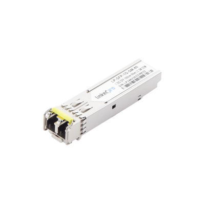 [215283] Transceptor SFP (Mini-Gbic) / Monomodo / 1.25 Gbps de velocidad / Conectores LC Dúplex / Hasta 80 km de Distancia