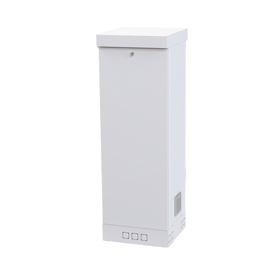 Gabinete para Piso, Capacidad, 31 Unidades de Rack, 553mm de Ancho, 1730mm de Profundidad, Doble puerta y Postes frontales e intermedios ajustables, Color Blanco