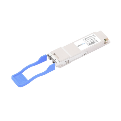 Transceptor QSFP28 (Mini-Gbic) / Monomodo / 100 Gbps de velocidad / Conectores LC Dúplex / Hasta 2 km de Distancia