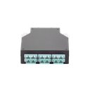 Distribuidor de Fibra Óptica para Riel Din, 6 Acopladores SC/UPC Multimodo con Charola de Empalme