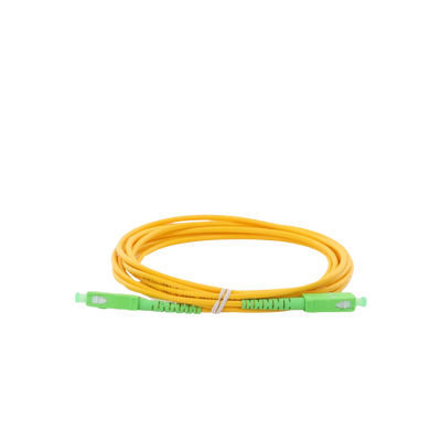 Jumper de Fibra Óptica Monomodo SC/APC-SC/APC Simplex de 2 metros, 2mm