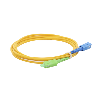 [225072] Jumper de Fibra Óptica Monomodo SC/APC-SC/UPC Simplex de 2 metros, 3mm