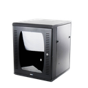 Gabinete para Montaje en Pared, 12 Unidades de Rack, de 19in, Puerta de Cristal Templado, Fabricado en Acero