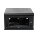 Gabinete para Montaje en Pared Fijo, con 4 Unidades de Rack, de 19in, Puerta de Cristal Templado, Fabricado en Acero