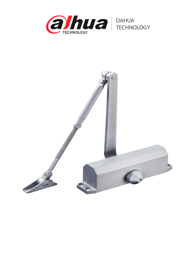 DAHUA ASF102S - Brazo cierrapuertas automático para instalaciones en puertas de hasta 60KG/ Angulo de Apertura de 180°/ Ambos sentidos Derecha o Izquierda 