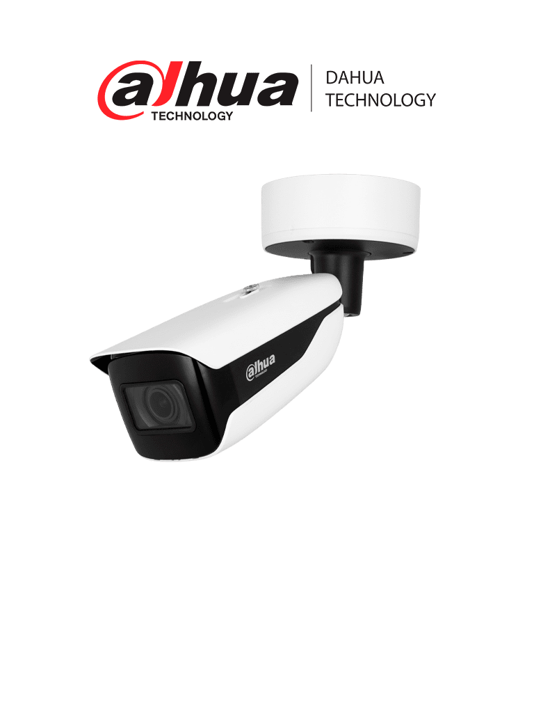 DAHUA IPC-HFW7842H-Z-X  Cámara IP Bullet WizMind 8 MP/ LED IR 60m/Salidas máx.8 MP (3840 × 2160) a 50/60 fps/ Reconocimiento facial/ ANPR/ PPE/ Conteo de personas/ Metadatos/ Parking Space/ E&S de Alarma/Audio/Ranura MicroSD/ PoE+/ePoE/IP67/IK10/#LoNuevo