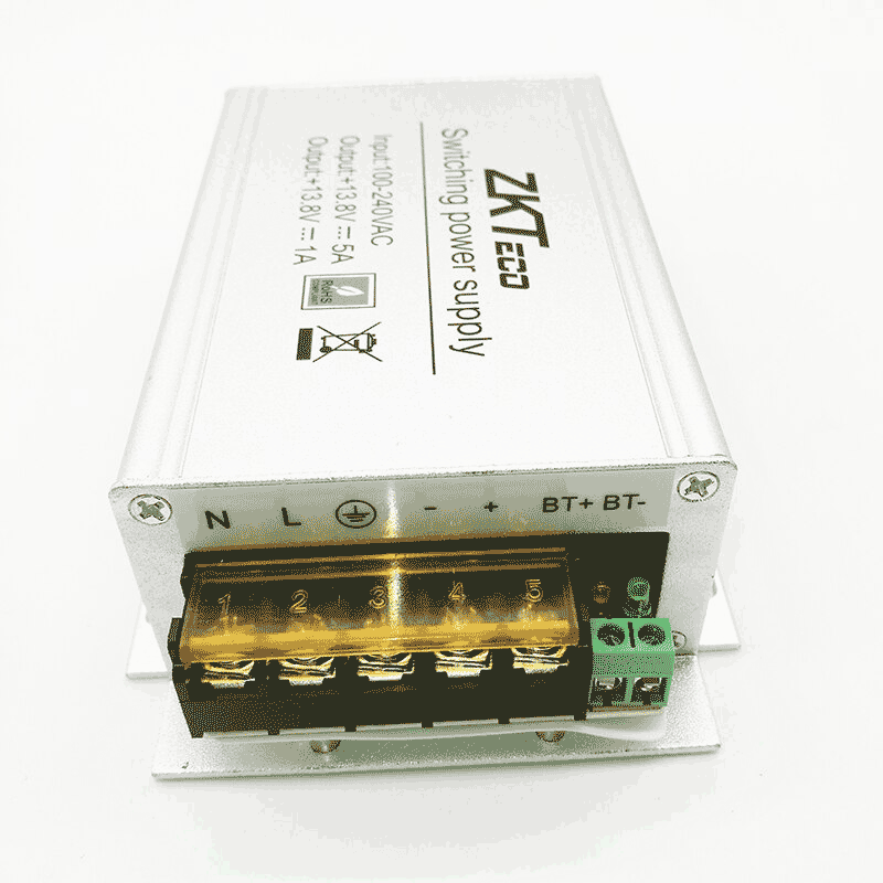 ZKTECO TPM005B - Fuente de Poder para Gabinete ZKTECO / 110V de Entrada / 12V de Salida / Compatible con Paneles InBio