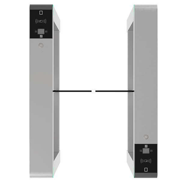 ZKTECO MARSB1000 - Barrera Peatonal Tipo Swing Torniquete Bidireccional / Motor Brushless / Acero SUS304 / 110V / 25 x Min / Carril 65 cm / Exterior Protegido / 5 millones de Ciclos / No cuenta con Lectores y Panel