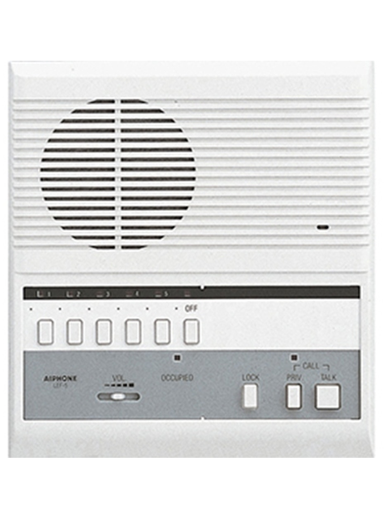 PARKTRON SAX5INT - Intercomunicador estacion maestra / PTT /  LED Indicador / Voz y tono / Compatible con 5 terminales PARKTRON