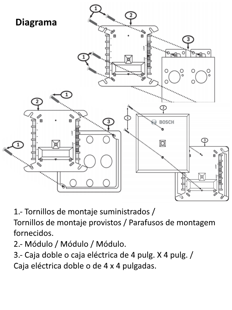 BOSCH F_FLM7024ISO- MODULO AISLADOR DE BUS MUX