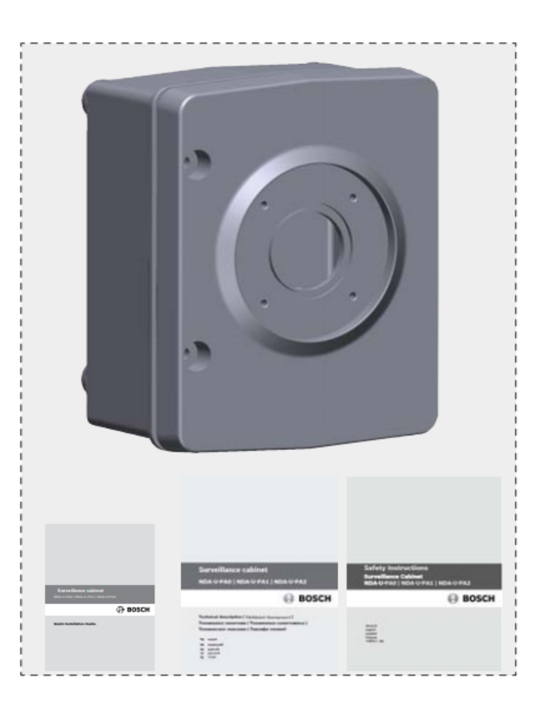 [RBM124034] BOSCH V_NDAUPA0 - Carcasa de montaje / Sin transformador / Para exterior