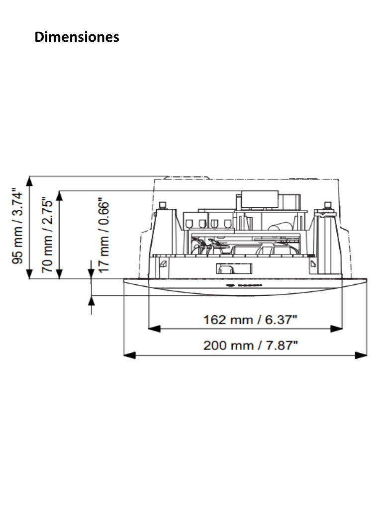 [RBM4010132] BOSCH M_LC4UC24E- ALTAVOZ DE TECHO 24W/ REJILLAS DE ABS/ COLOR BLANCO