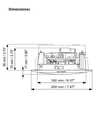 BOSCH M_LC4UC24E- ALTAVOZ DE TECHO 24W/ REJILLAS DE ABS/ COLOR BLANCO