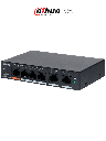 DAHUA CS4006-4ET-60 - Switch PoE de 6 Puertos Administrable/ 4 Puertos PoE 10/100/ 2 Puertos Uplink 10/100/1000/  60 Watts Totales/ Administrable en la Nube por DoLynk Care/ PoE Hasta 250 Metros/ Carcasa Metalica/ Switching 4.8 Gbps/ #LoNuevo
