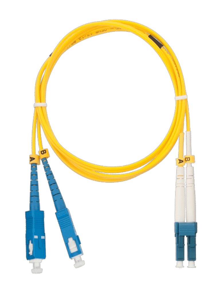 SBE TECH SBE-JULC-SC-2MSMD Jumper LC-SC monomodo /SM 9/125 / Duplex 2 mm/ 2 metros/ UPC