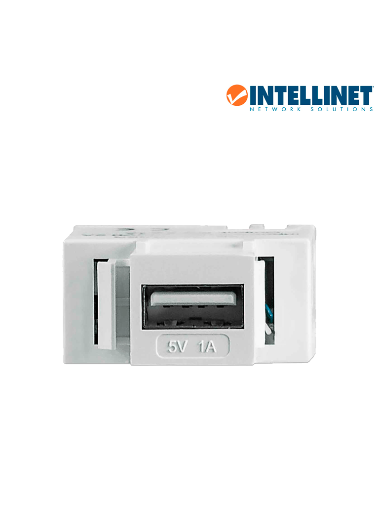 [ITL1610004] INTELLINET 772167 - Modulo USB de 5v 1 Amper/ Para placas de pared/ Keystone/