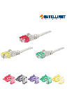 INTELLINET 771450 Clips reparadores para Plug RJ45 Clip de reparación para plugs modulares RJ45: colores transparentes mixtos; paquete con 50 piezas