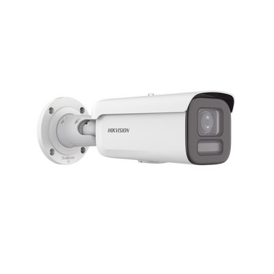 [Dual Light + ColorVu] Bullet IP 4 Megapixel / Lente 2.8 - 12 mm /60 mts IR + 60 mts Luz Blanca / WDR 130 dB / Exterior IP67 / Captura Facial / Videoanaliticos (Filtro de Falsas Alarmas) / MicroSD / ACUSEARCH