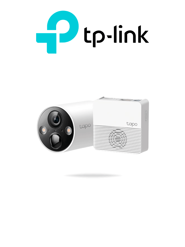 [TPL0150007] TP-LINK TAPO C420S1 - Cámara IP WiFi tipo Bullet con batería integrada para exterior, resolución de 2K, visión nocturna, notificación push, ranura para Micro SD, y compatible con Google Assistant y Alexa.