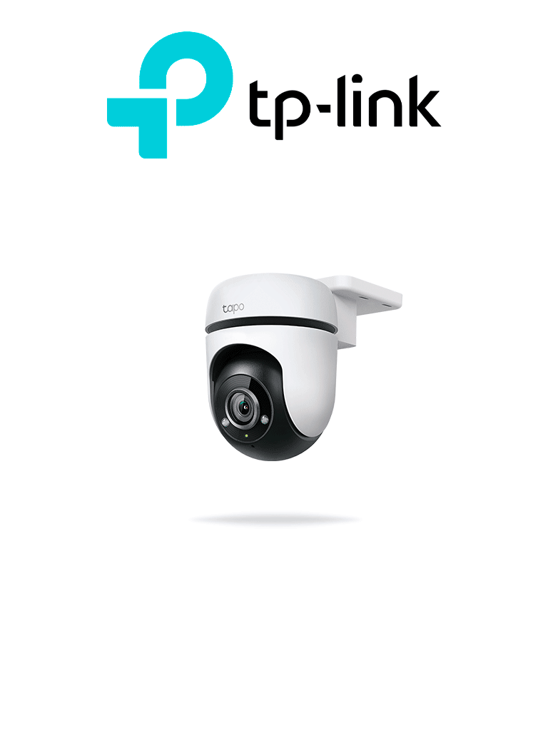 TP-LINK TAPO C500 -  Cámara PT WiFi para exterior de 2 MP con visión nocturna, notificación push, ranura para Micro SD y audio de doble vía.