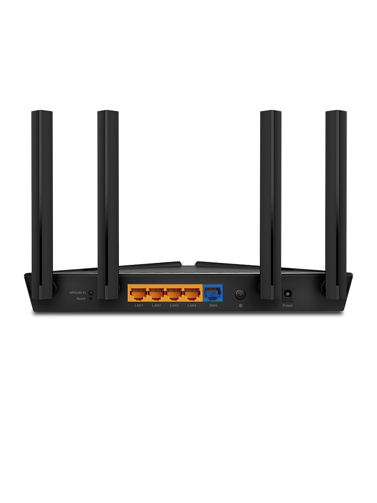 [TPL3660003] TP-LINK Archer AX10 - Ruteador WiFi 6 AX 1500 Mbps con 1 puerto WAN RJ45 Gigabit Ethernet, 4 puertos LAN RJ45 Gigabit Ethernet, tecnologías MU-MIMO 2X2 y OFDMA, además 4 antenas con Beamforming.