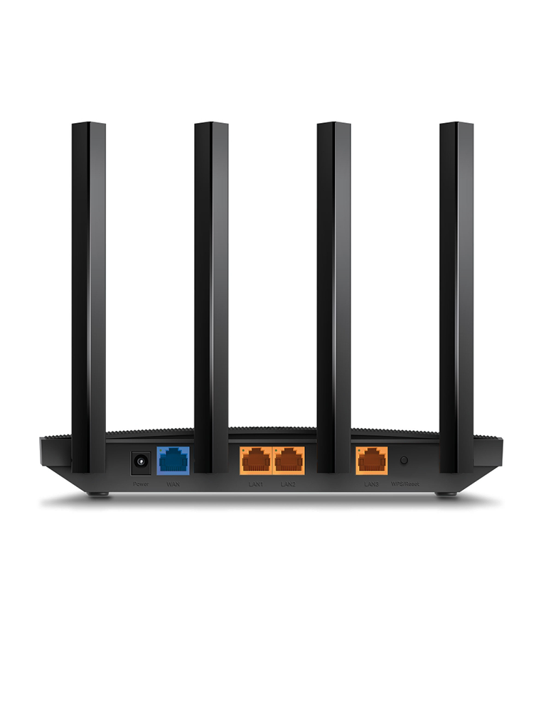 [TPL3660005] TP-LINK Archer AX12 - Ruteador WiFi 6 AX 1500Mbps con 1 puerto WAN RJ45 Gigabit Ethernet, 3 puertos LAN RJ45 Gigabit Ethernet, tecnologías MU-MIMO y OFDMA, además 4 antenas con Beamforming.