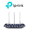 TP-LINK Archer C20 - Ruteador WiFi AC 733Mbps con 1 puerto WAN RJ45 Fast Ethernet, 4 puertos LAN RJ45 Fast Ethernet y 3 antenas fijas.