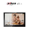 DAHUA VTH5341G-W - Monitor de 10" para videoportero o medición de temperatura, con sistema Android, pantalla táctil, WiFi y RJ45, ranura para MicroSD y PoE estándar. Ideal para medidas COVID-19. #TocToc #Seguridad