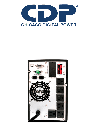 CDP UPO11-1 AX- UPS Online de 1000VA/ 1000W / 4 Terminales de salida / 2 son programables / Pantalla LCD / Entrada para banco de baterías / Respaldo 5min a carga completa