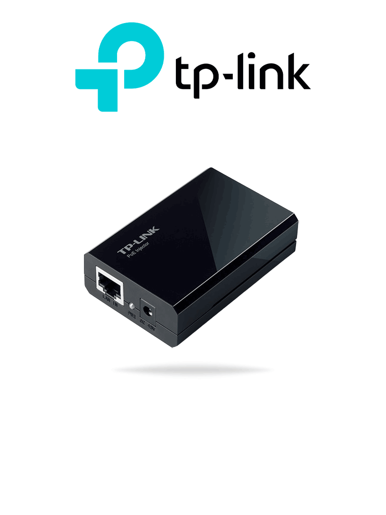 [TPL2350001] TP-LINK TL-POE150S - Inyector PoE AF de 15W, suministro PoE a través de puertos RJ45 Gigabit Ethernet.
