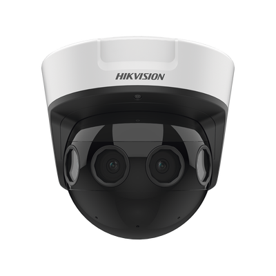 [226812] PanoVu Series / Vista Panorámica 180° / 32 Megapixel en Total / 4 Lentes 2.8 mm (4 Lentes 8 Megapixel) / 20 mts IR / Exterior IP67 / IK10 / 12 Vcc / PoE+ / Micro SD
