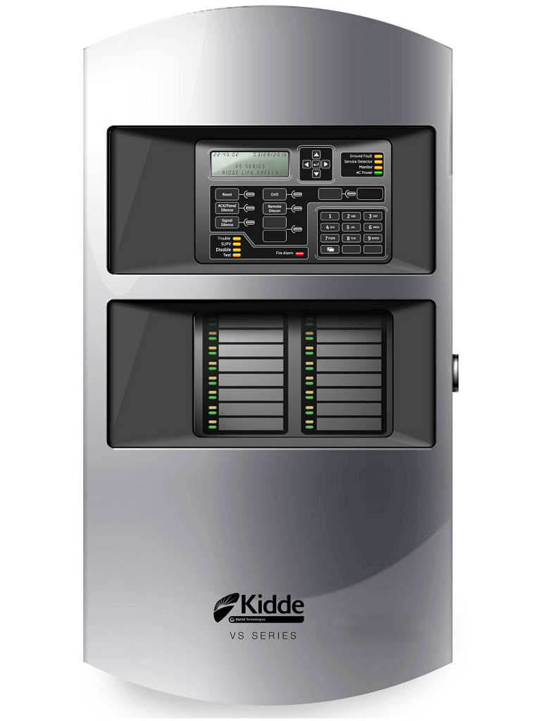 [KID1420002] KIDDE F_VS4GSP - Panel de Incendio Direccionable / Sistema de hasta 4 Lazos con 1 Lazo de 250 Dispositivos Instalado / 110V / Gris / Español
