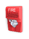 KIDDE F_EG1AVRF - Sirena Estroboscópica Compacta / 15-75 DC / Roja / Logo FIRE